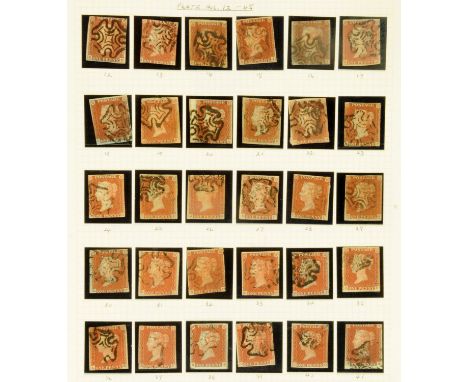 Stamps Great Britian - 1840-1999 Collection contained in two Stanley Gibbons loose leaf albums & including two x 1d Blacks, o
