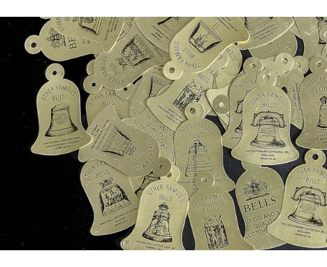 Trade Cards, Bell's Scotch Whiskey Other Famous Bells (shaped)  a part set of 41/42 and a further collection of 164 Bells (un