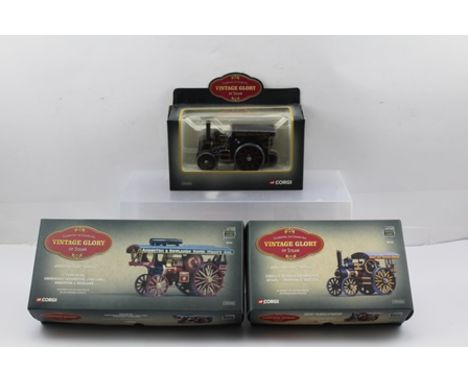 CORGI DIE-CAST VINTAGE GLORY OF STEAM 1:5 SCALE Fowler B6 Showmans Locomotive (The Lion) Anderton & Rowland, limited edition 