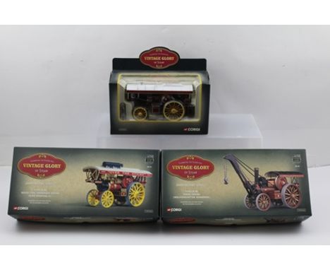 CORGI DIE-CAST VINTAGE GLORY OF STEAM 1:5 SCALE John Fowler & Co (Leeds) Ltd, Fowler B6 Super Lion Showmans Engine (King Carn