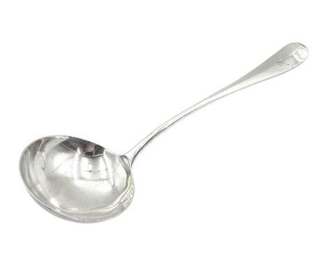 Silver ladle by Mappin &amp; Webb Ltd, London 1926, approx 7oz  - Condition Report Length = 30cm