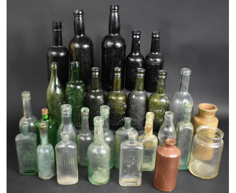 A Large Collection of Various Vintage Bottles to Comprise Beer Bottles, Pots etc 