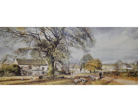 *Local Interest - Alan Ingham (b.1932, British), coloured print, 'November Skies', signed to the lower right, limited edition