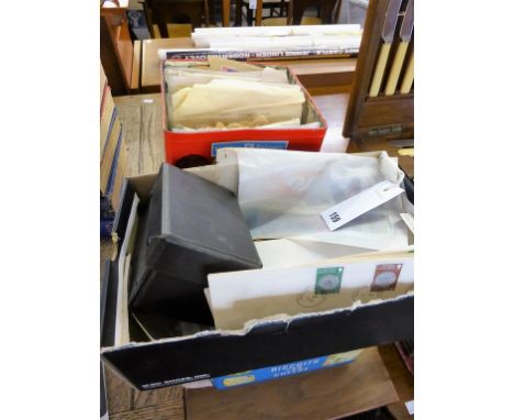A large collection of various vintage loose stamps & First Day Covers. 