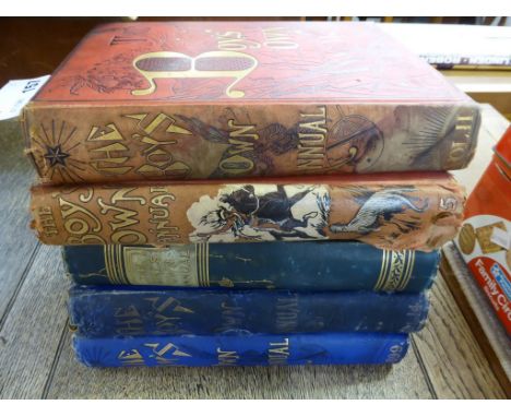 A collection of vintage 'The Boy's Own' and 'The Girl's Own' annuals ranging from 1888-1905 (5). 