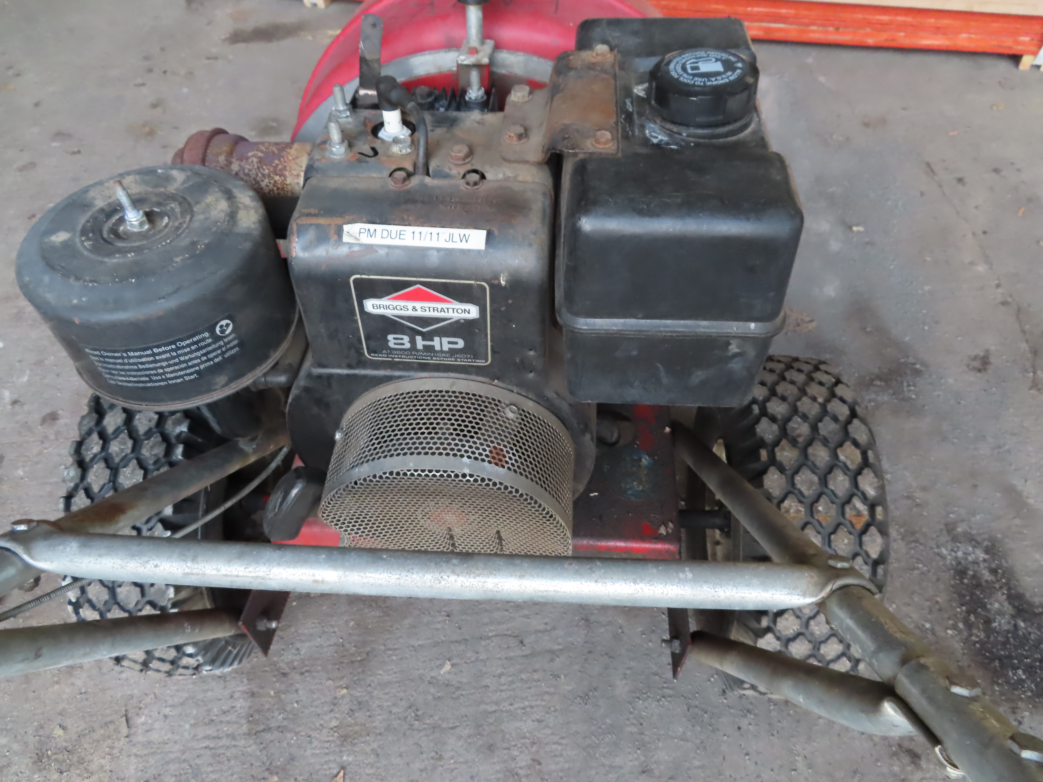 Parker Hurricane Hi-Lo model blower with 8hp motor