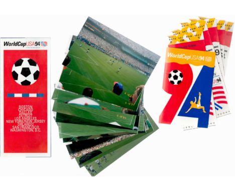 World Cup USA 94 Collection of 5 Matchday Ticket Stubs For Games 4, 16, 29 in Qualifying Group, QF Game 47 and Semi Final Gam