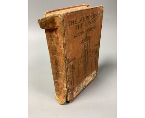 °  Agatha Christie - Murder on the Links, rare first edition, first impression, 1923, poor condition.