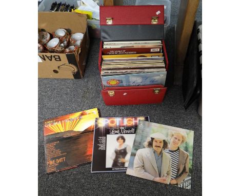 Collection of vinyl LPs to include: Swing Paul Mauriate salutes The Beetles, Portrait of George Harrison, easy listening etc.