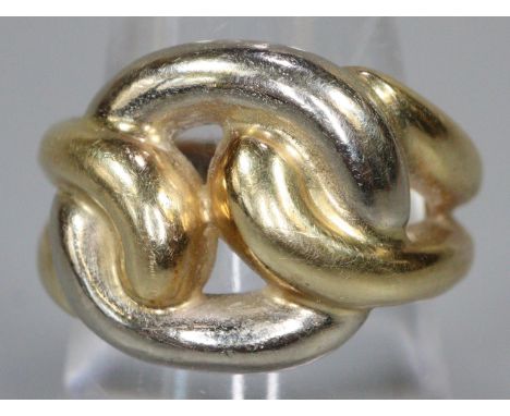 14ct gold abstract design ring, 8g approx.  (B.P. 21% + VAT) 