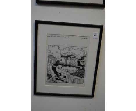 Thomas the Tank Engine, original artwork by Tim Marwood.
