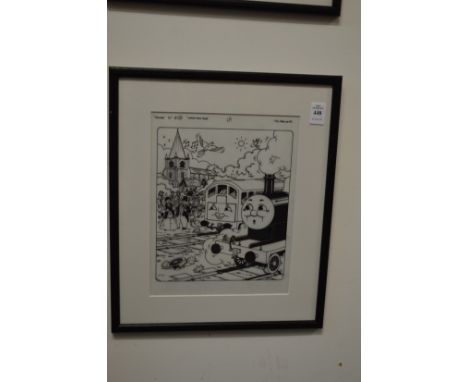 Thomas the Tank Engine, original artwork by Tim Marwood.