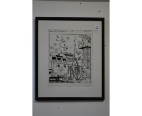 Thomas the Tank Engine, original artwork by Tim Marwood.