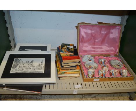 A Japanese tea service and other items.