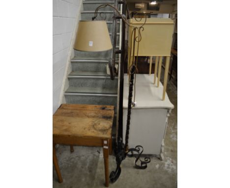 A decorative lamp.
