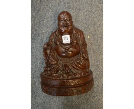 A composite model of a seated buddha.
