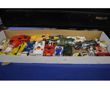 A collection of race winning model Porsche cars etc.