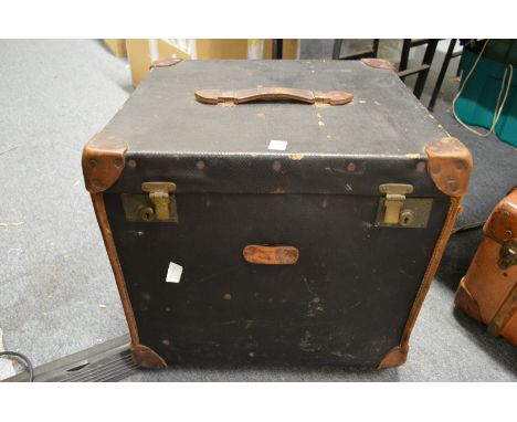 A square shaped trunk.