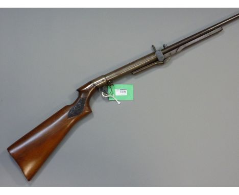 BSA Standard No 1 .177  vintage air rifle No.A478 c1936, tap loading under leaver action with bottom catch and elevated rear 