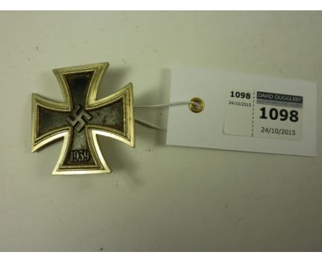 German Third Reich Iron Cross First Class, with broad pin fitting stamped L15