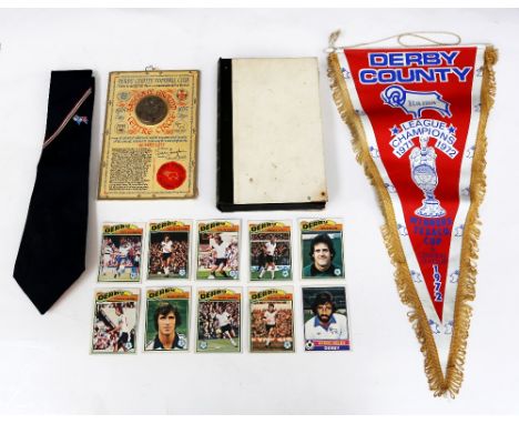 Derby County: A collection of assorted Derby County late 1960s and early 1970s football programmes within Official Binder, to