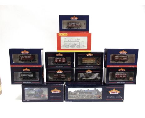 [OO GAUGE]. A MISCELLANEOUS COLLECTION  comprising a Bachmann No.32160, S.R. Class N 2-6-0 tender locomotive, 1406, lined oli
