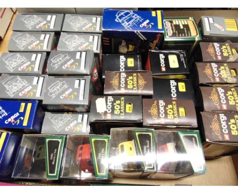 TWENTY-EIGHT ASSORTED CORGI DIECAST MODEL VEHICLES  each mint or near mint and boxed.