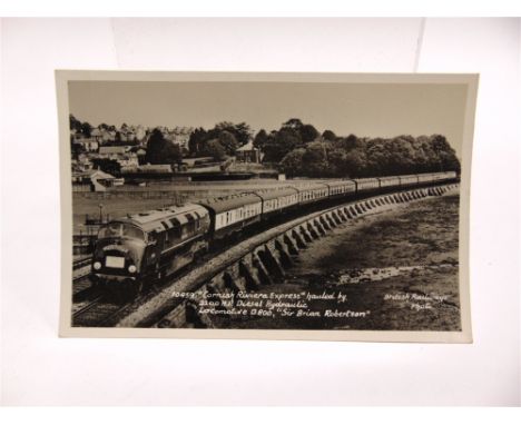 POSTCARDS - RAILWAY  Approximately 220 cards, including locomotive portraits of Great Western Railway and other interest; tog