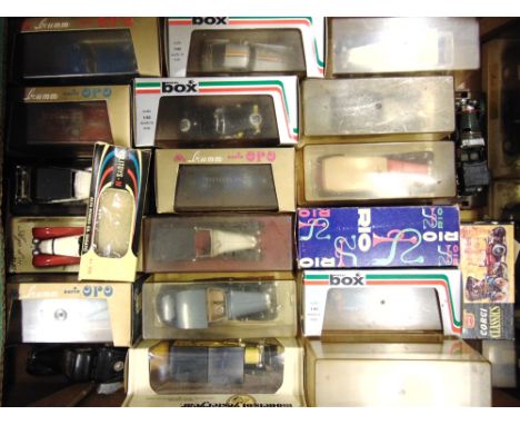 ASSORTED DIECAST MODELS  comprising a Politoys No.532, Alfa Romeo GS Zagato, generally good condition, boxed; and twenty-thre