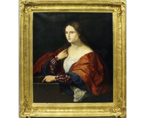 Wittmer, Johann Michael (1802 Murnau am Staffelsee - München 1880) Portrait einer jungen Dame mit Schmuck- bzw. Münzschatulle