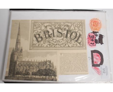 An interesting collection of Bristol ephemera to include original newspaper cutouts from the 19th century to include ' The Fe