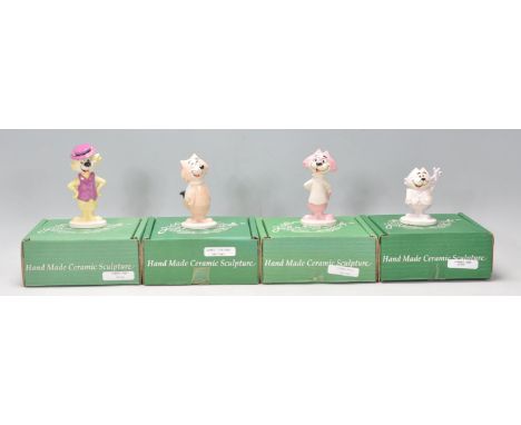 Top Cat - A group of four Beswick ceramic Top Cat figures to include&nbsp;Top Cat, Choo Choo, Benny and Fancy Fancy. All boxe