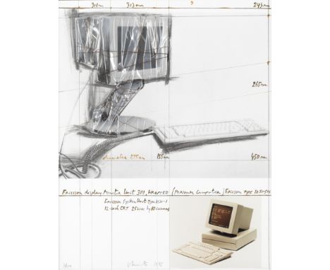 Christo &amp; Jeanne-Claude (AMERICAN, 1935-2020; 1935-2009)Ericsson Display Monitor Unit 3111, Wrapped Project for Personal 