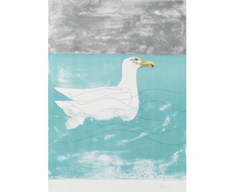 Dame Elisabeth Frink R.A. (British, 1930-1993)Herring Gull, from 'Seabirds' (Wiseman 88) Lithograph printed in colours, 1974,