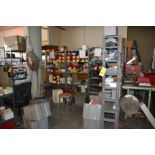Sections of Metal Shelving