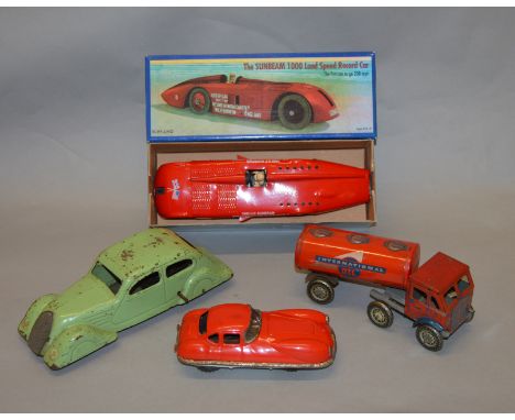 A boxed Schylling Sunbeam 1000 Land Speed Record Car from their 'Collectors Series', VG boxed but with some slight damage to 