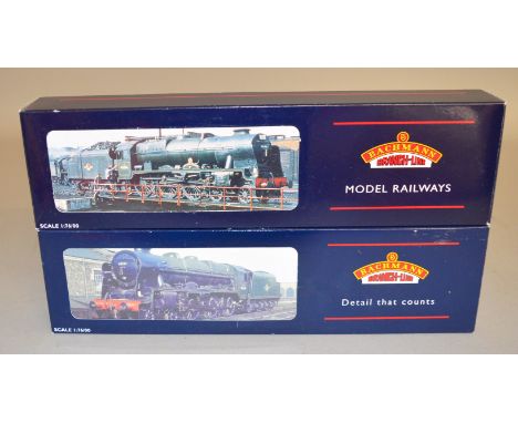 OO Gauge. 2 boxed Bachmann 4-6-0 BR lined green Steam Locomotives, 31-203 Rebuilt Patriot Class  '45528 R.E.M.E.' and 31-228 