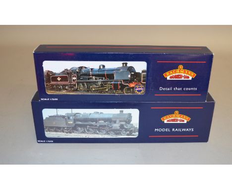 OO Gauge. 2 boxed Bachmann BR weathered Steam Locomotives, 31-160 4-6-0 Jubilee Class&nbsp; '45697 Achilles' BR lined green w