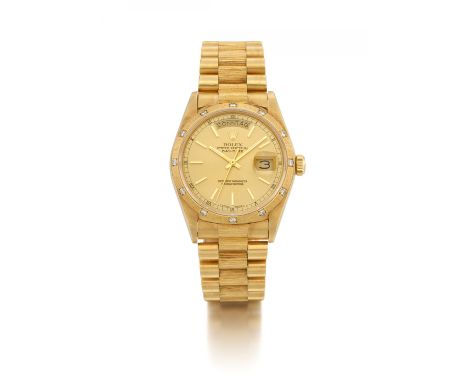 ROLEXDaydate. Art der Uhr: Armbanduhr. Herkunft: Schweiz, Genf. Datierung: 1986. Werk: Automatik, Cal. 3055. Gehäuse/Armband: