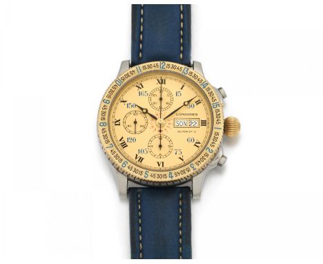 LONGINESHour Angle Watch. Art der Uhr: Chronograph. Herkunft: Schweiz, Saint-Imier. Werk: Automatik, Cal. 7750. Gehäuse/Armba