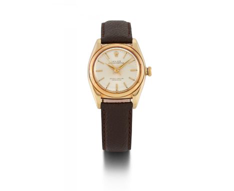 ROLEXOyster Perpetual Bubbleback. Art der Uhr: Armbanduhr. Herkunft: Schweiz, Genf. Werk: Automatik. Gehäuse/Armband: 585/- G