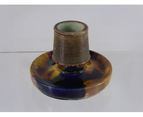 A Pottery Marble Wedgwood Match Strike, the strike having impressed mark HWX to base and letters HWX R.