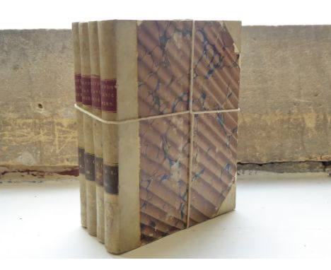 B. Maund The Book of Hardy Flowers; or, Gardeners' Edition of the Botanic Garden, published by R Groombridge, London, marbled