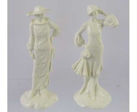 Royal Worcester Figurines, 'The 1920's Vogue Collection', including Ellen, Evie, Poppy, Irene, Constance, Minnie, Kitty, Anni