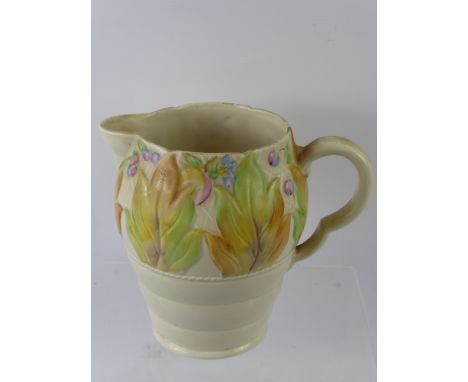 A Clarice Cliff Water Jug, approx 20 gms