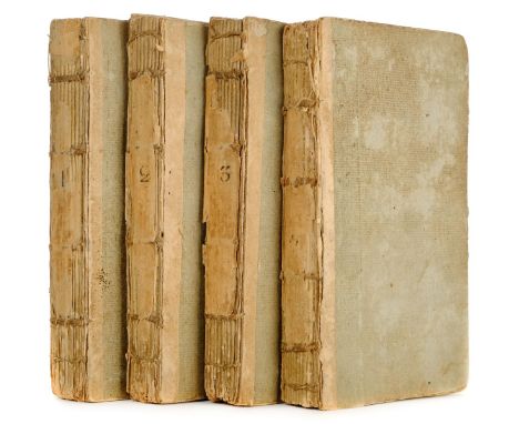 [Bage, Robert]. Man As He Is. A Novel. In Four Volumes, 1st edition, printed for William Lane, at the Minerva Press, Leadenha