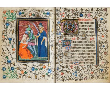 Book of Hours (Use of Rome). Illuminated manuscript on prepared parchment in Latin, Northern France or Flanders, circa 1450, 