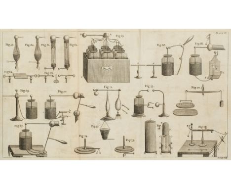 Adams (George). An Essay on Electricity; in which the theory and practice of that useful science, are Illustrated by a variet