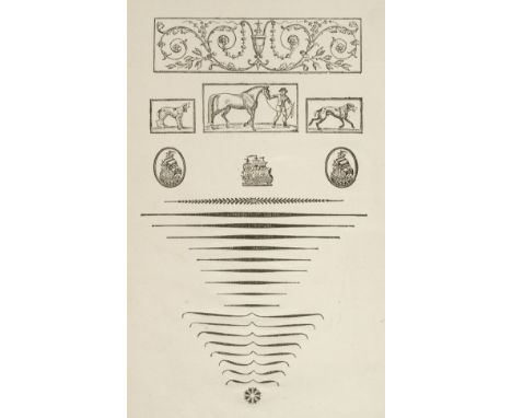 Type Specimen. A Specimen of Printing Types Cast in the Letter Foundery of Alexander Wilson and Sons, Glasgow, 1789, 52 leave