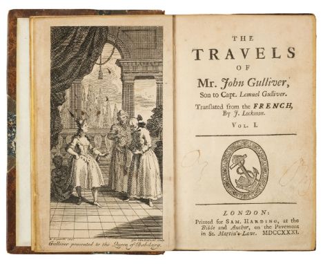 [ Desfontaines , Pierre- François Guyot ]. The Travels of Mr. John Gulliver, Son to Capt. Lemuel Gulliver, Translated from th